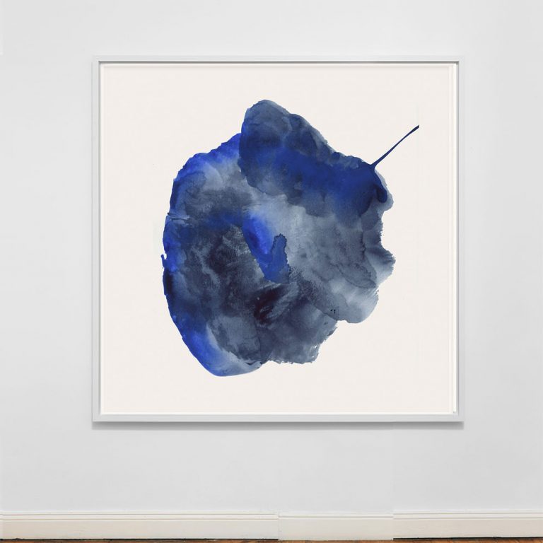 blue abstract art