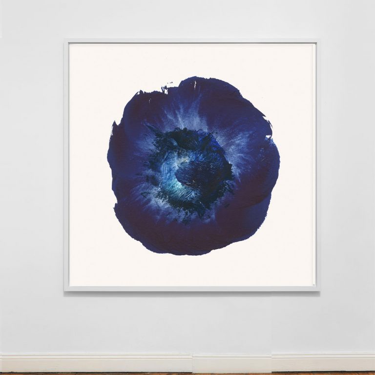 blue abstract art