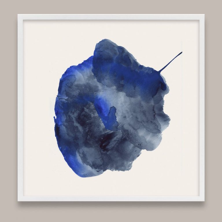 blue abstract art