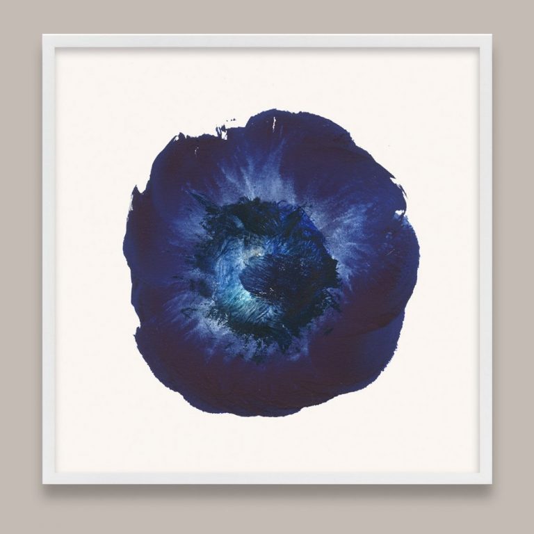 blue abstract art