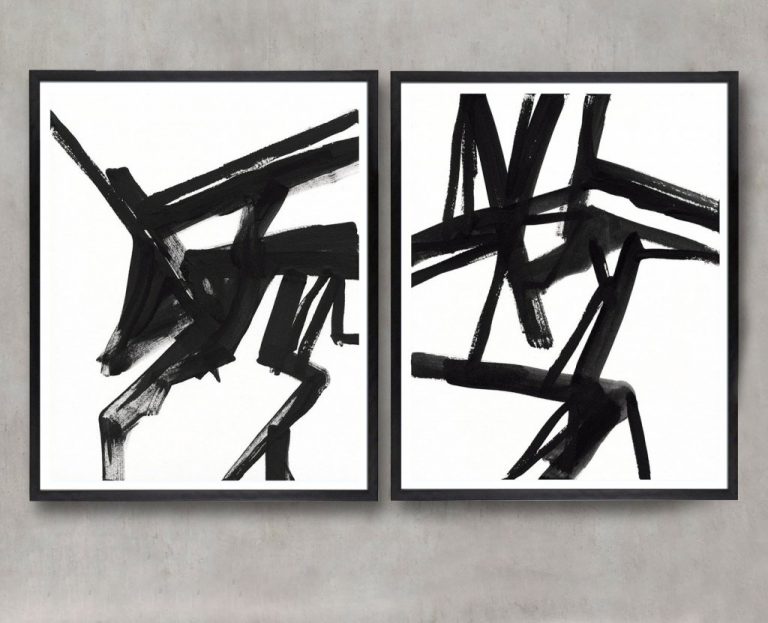 Black and White Abstract
