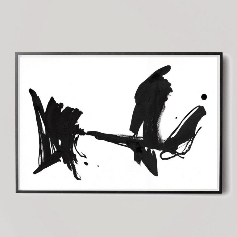 Black and White Abstract