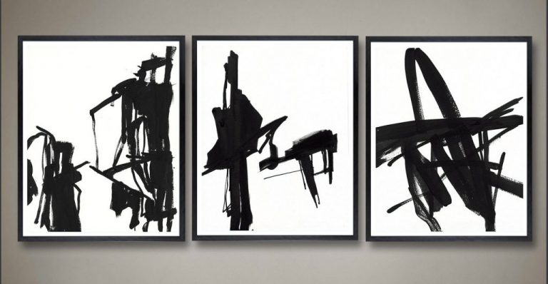 Black and White Abstract