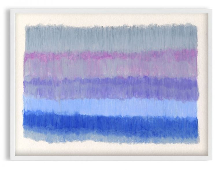 colorful violet abstract art print