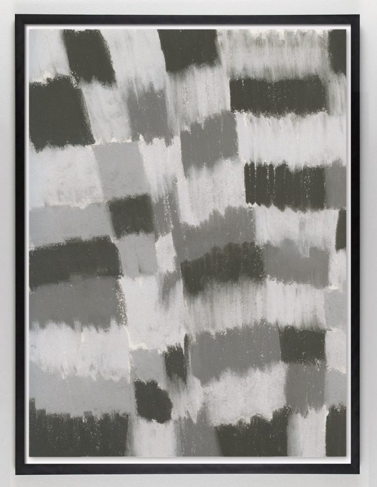 black and white grid art