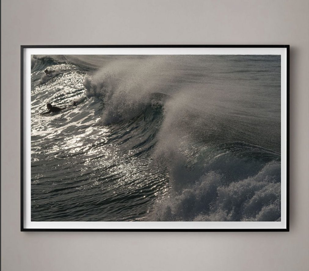 crashing waves photograph