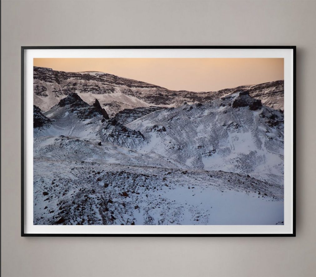 mountain range photograph