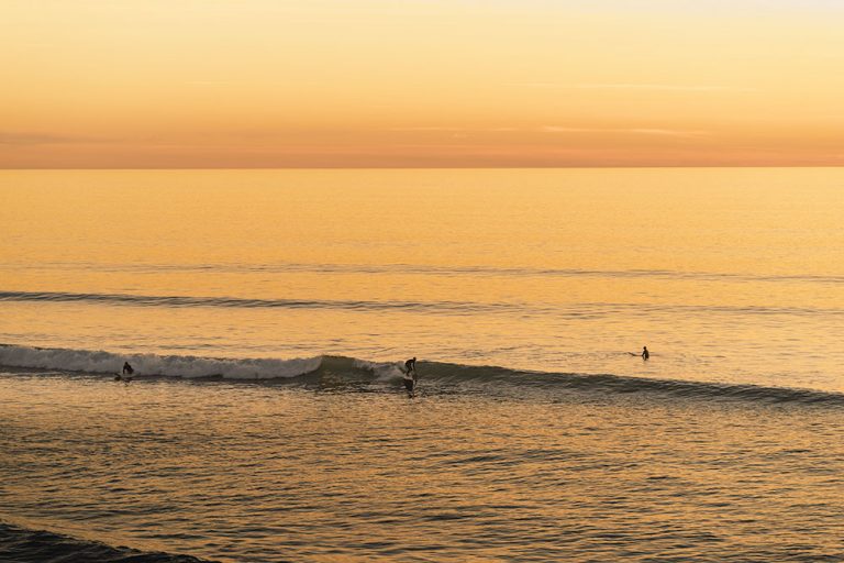 yellow surf coastal photograph