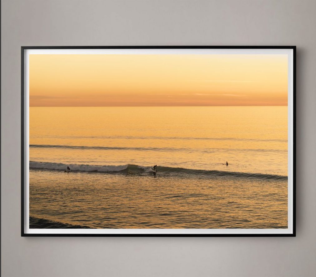 yellow surf coastal photograph