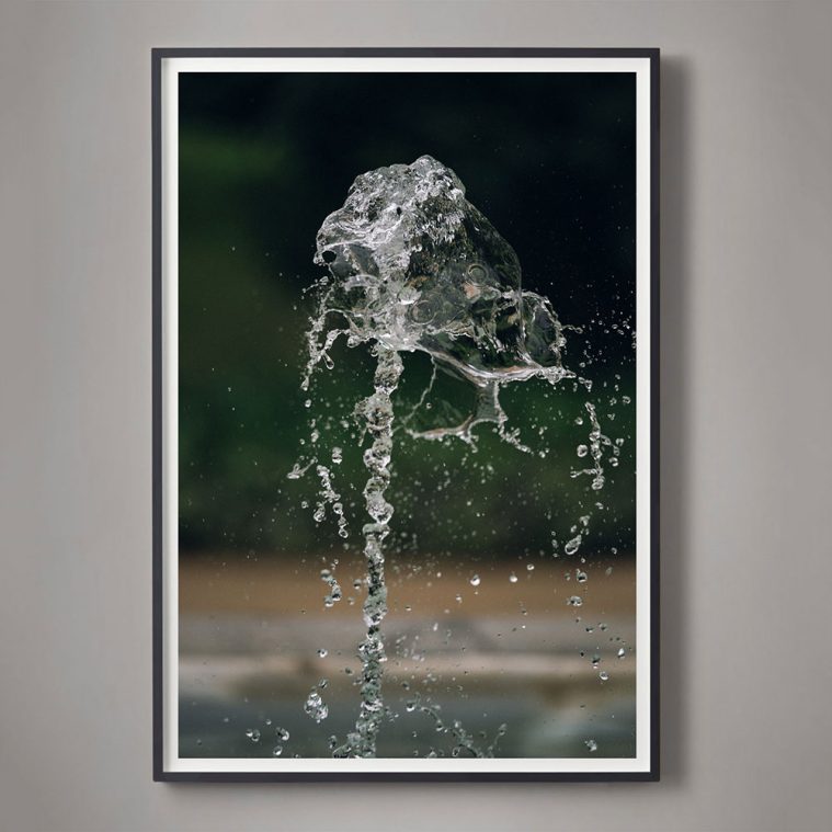 photographic study of water in motion