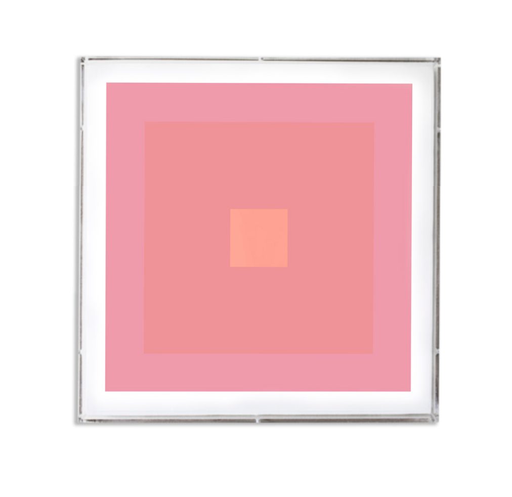 pink geometric art