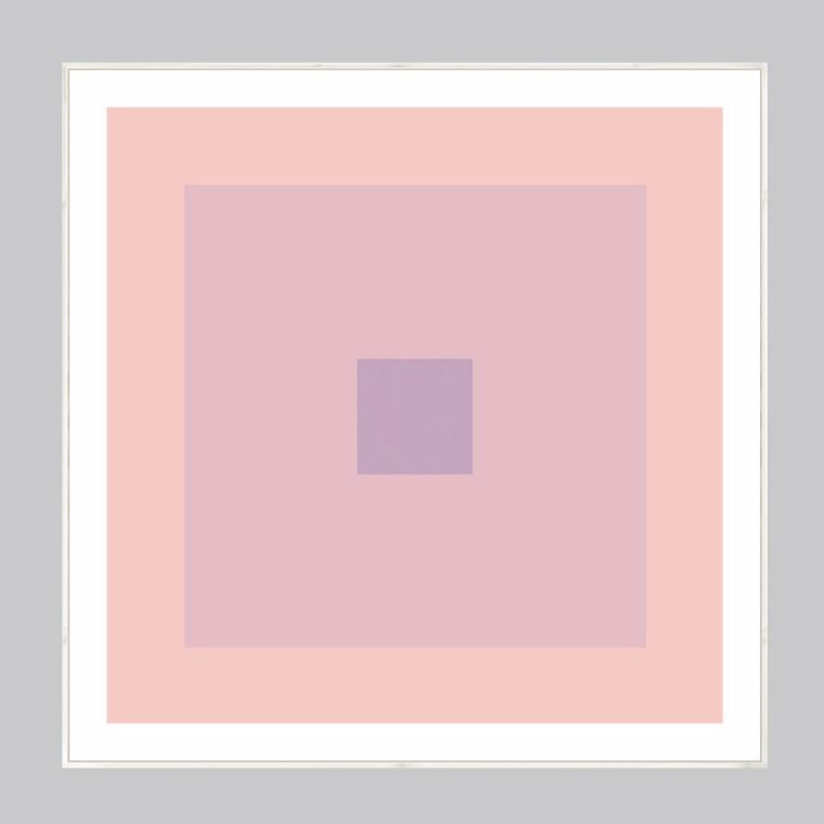 pink geometric art