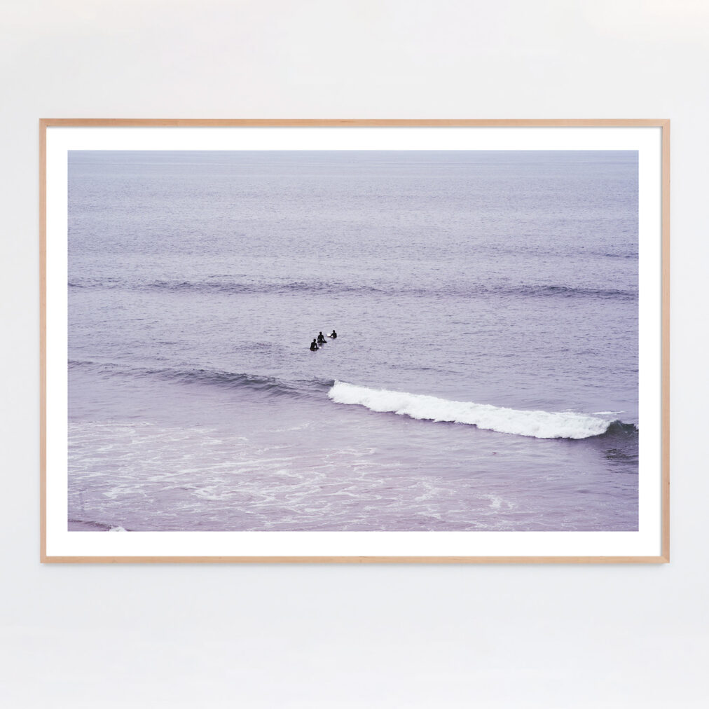surf ocean photograph in vintage colors