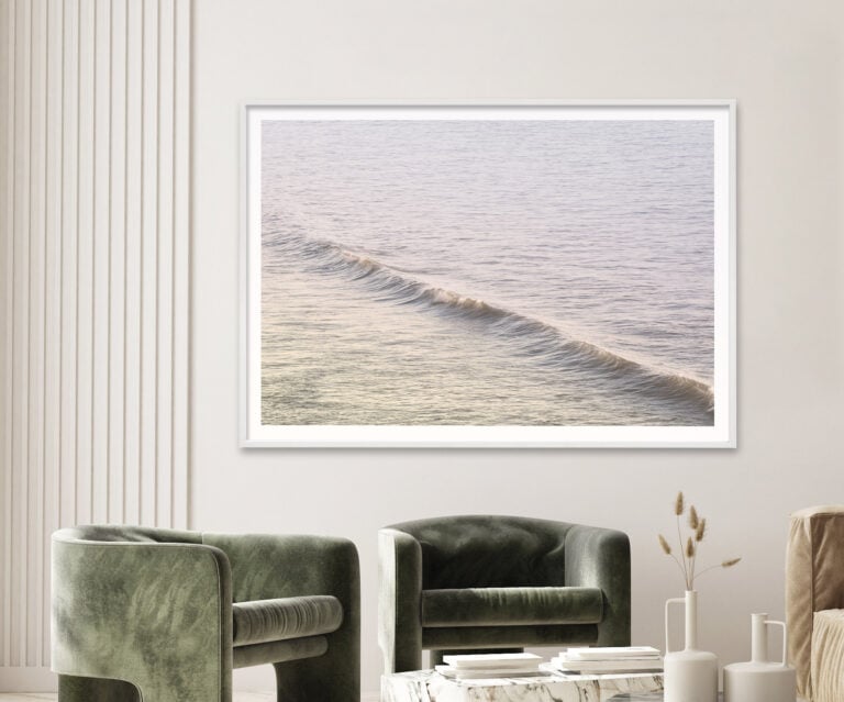 "Lucia", Ocean photograph in pale tones - Image 3