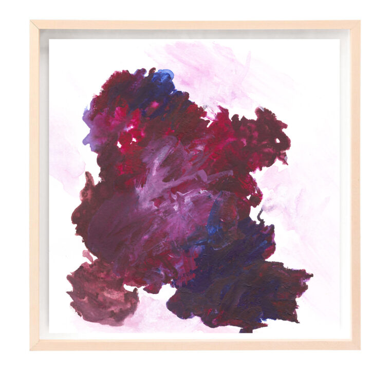 romantic purple and violet abstract painting