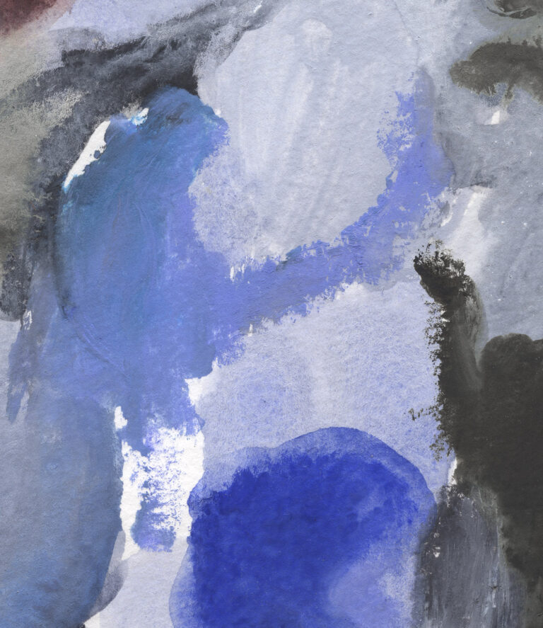 blue and black abstract modern art prints