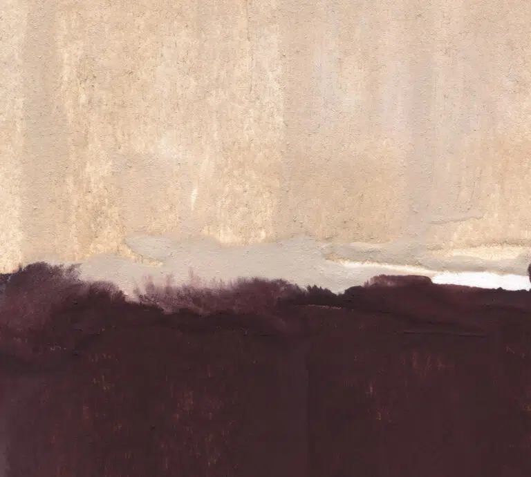 maroon brown and cream abstract painting print