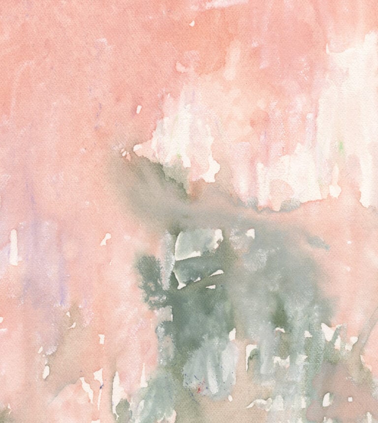 pink and green abstract painting