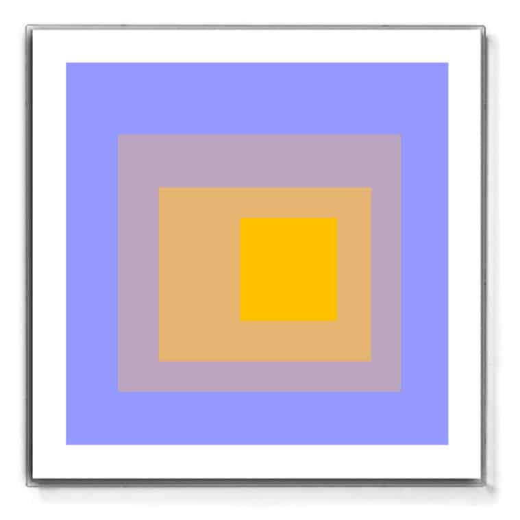 purple and yellow geometric art