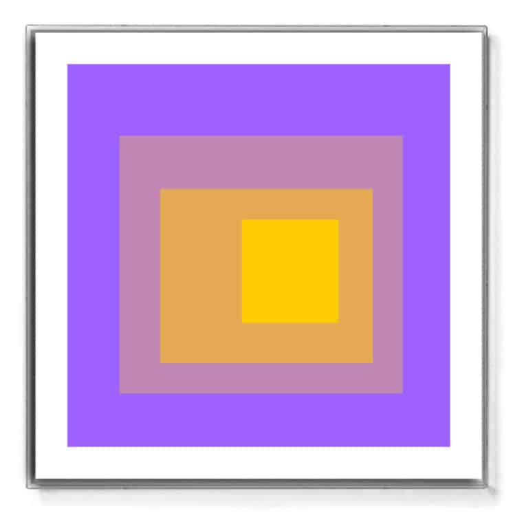 purple and yellow geometric art